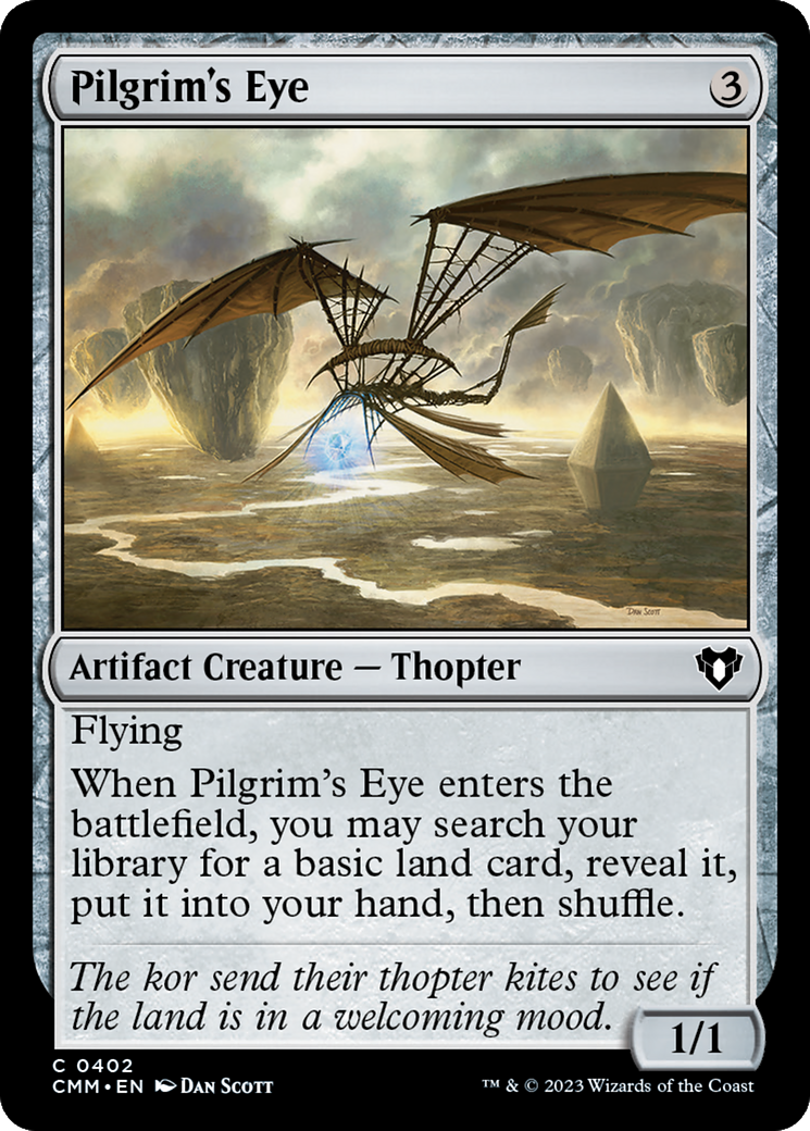 Pilgrim's Eye (402) Foil - Commander Masters