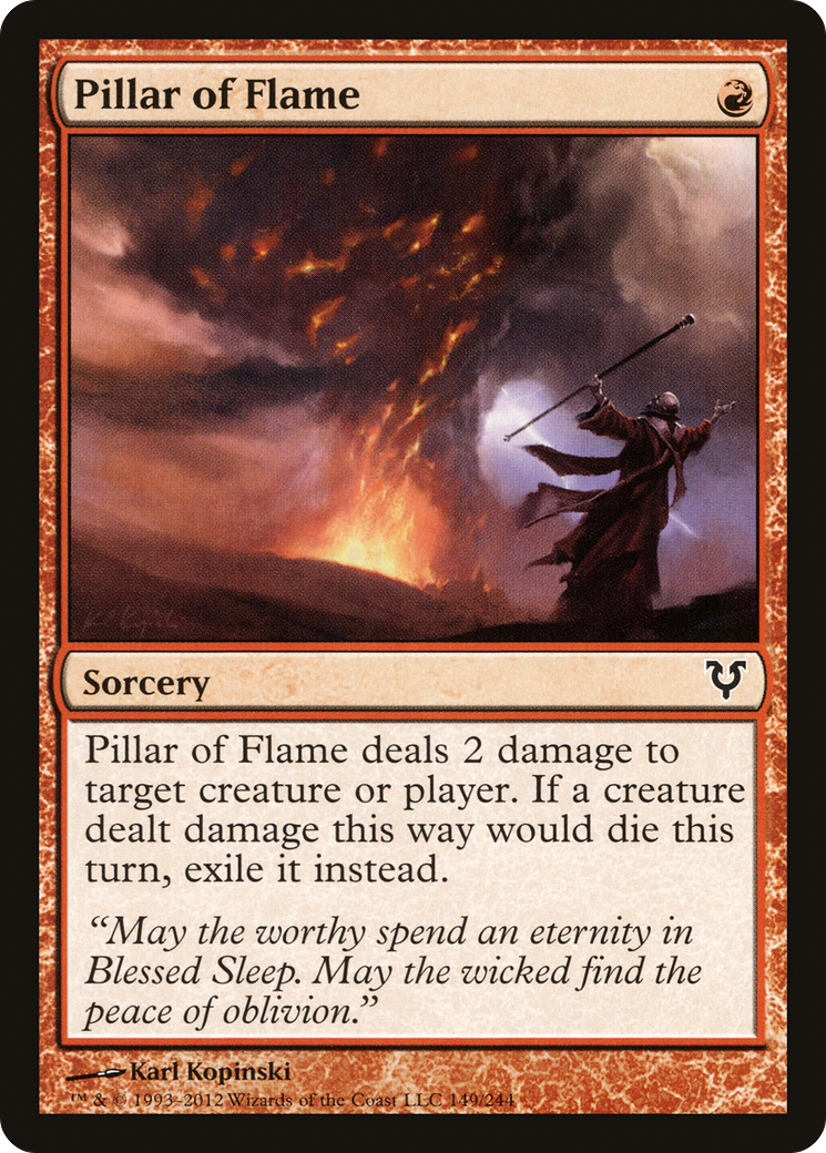 Pillar of Flame (149) Foil - Avacyn Restored