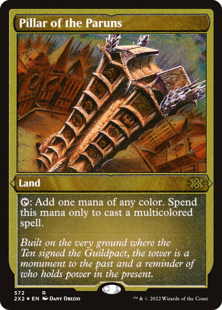 Pillar of the Paruns (572) Etched Foil - Double Masters 2022