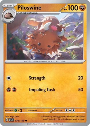 Piloswine (78) - Journey Together
