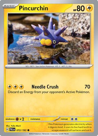 Pincurchin (72) - Paldea Evolved