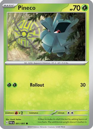 Pineco (1) - Paldean Fates