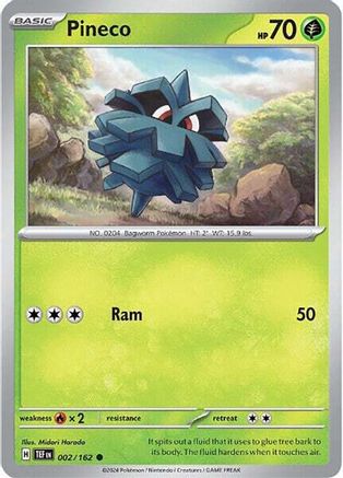Pineco (2) Reverse Holofoil - Temporal Forces