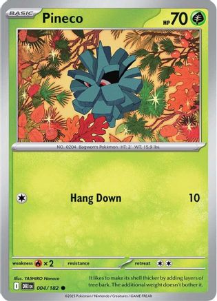 Pineco (4) Reverse Holofoil - Destined Rivals