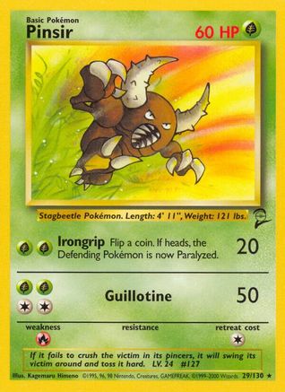 Pinsir (29) - Base Set 2