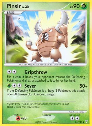 Pinsir (75) Reverse Holofoil - Supreme Victors