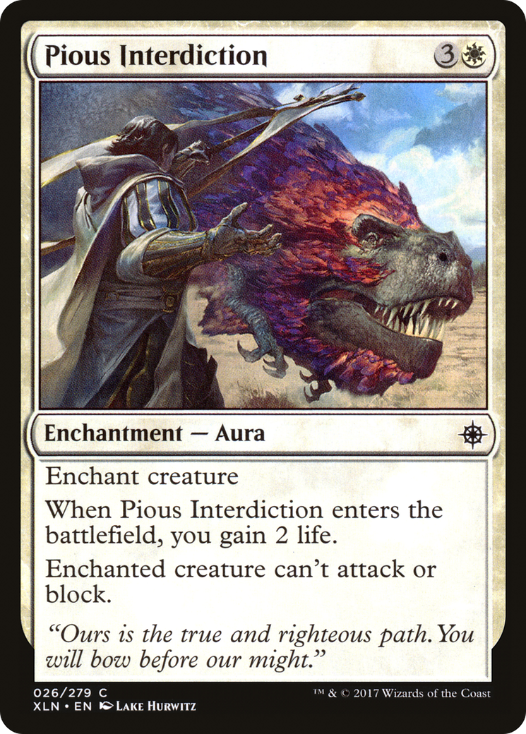 Pious Interdiction (026) Foil - Ixalan