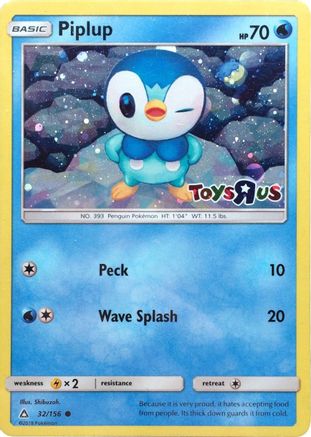 Piplup (Toys R Us) (32) Holofoil - Miscellaneous Cards & Products