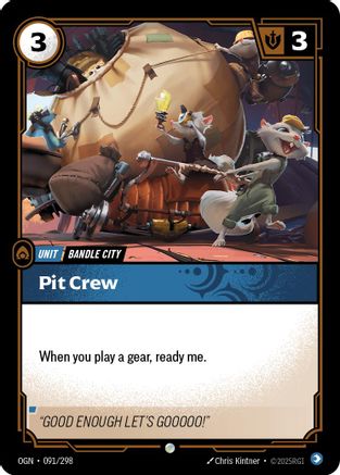 Pit Crew (091) - Origins