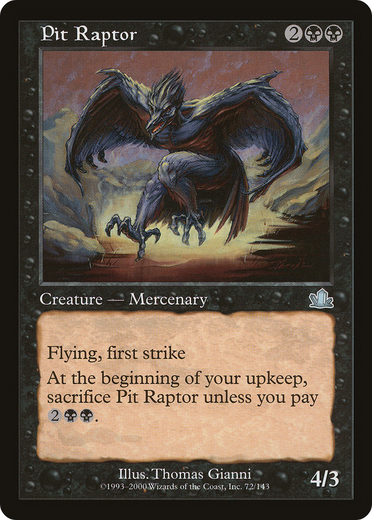 Pit Raptor (072) - Prophecy