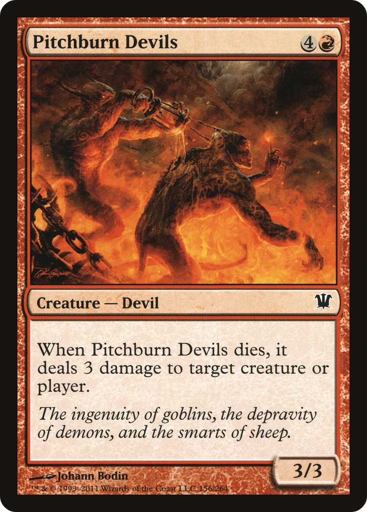 Pitchburn Devils (156) Foil - Innistrad