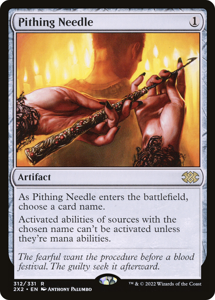 Pithing Needle (312) Foil - Double Masters 2022