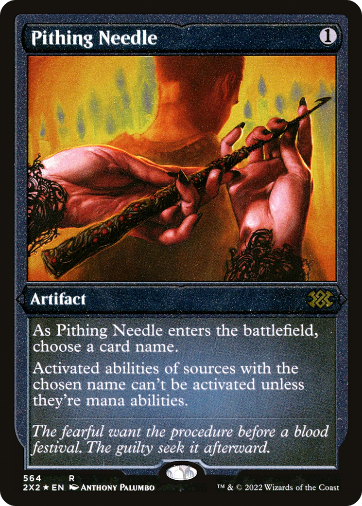 Pithing Needle (564) Etched Foil - Double Masters 2022