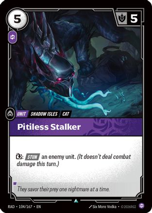 Pitiless Stalker (104) Foil - Radiance