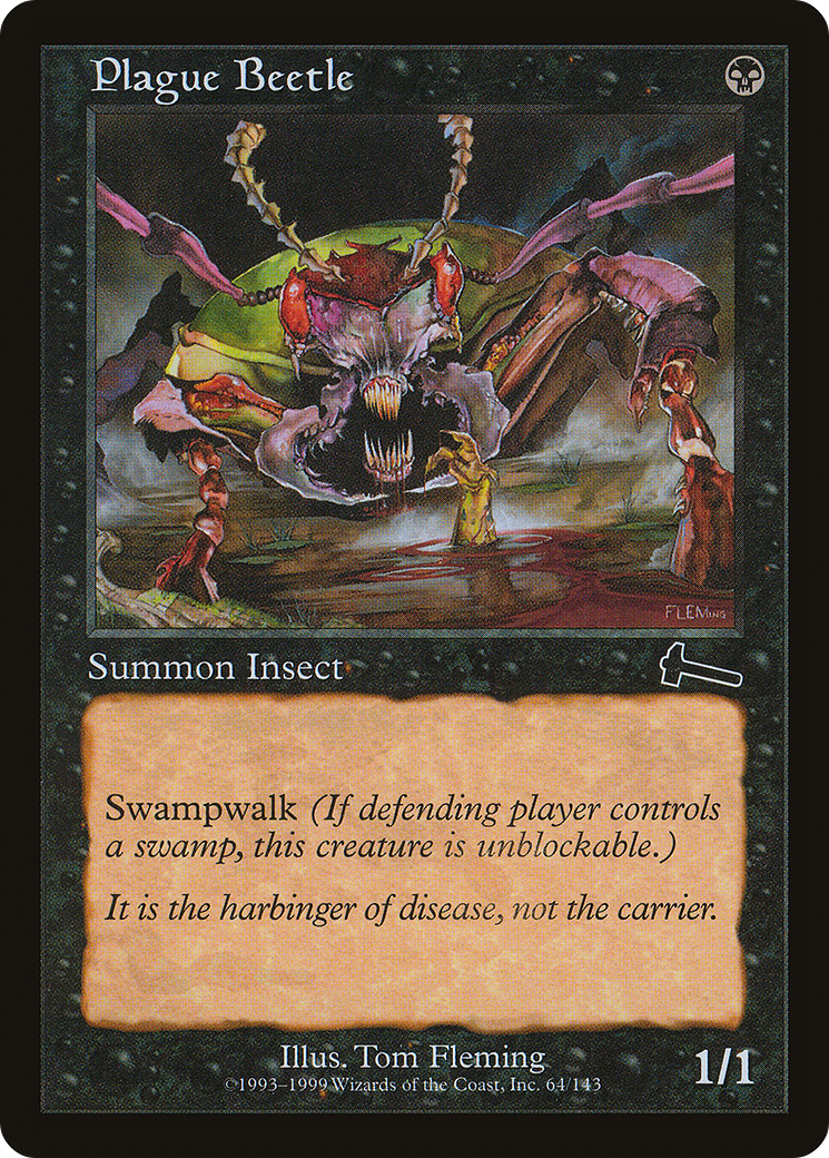 Plague Beetle (064) Foil - Urza's Legacy