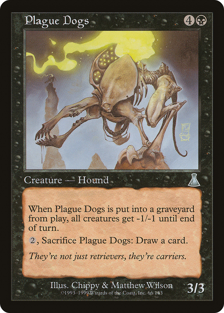 Plague Dogs (066) Foil - Urza's Destiny