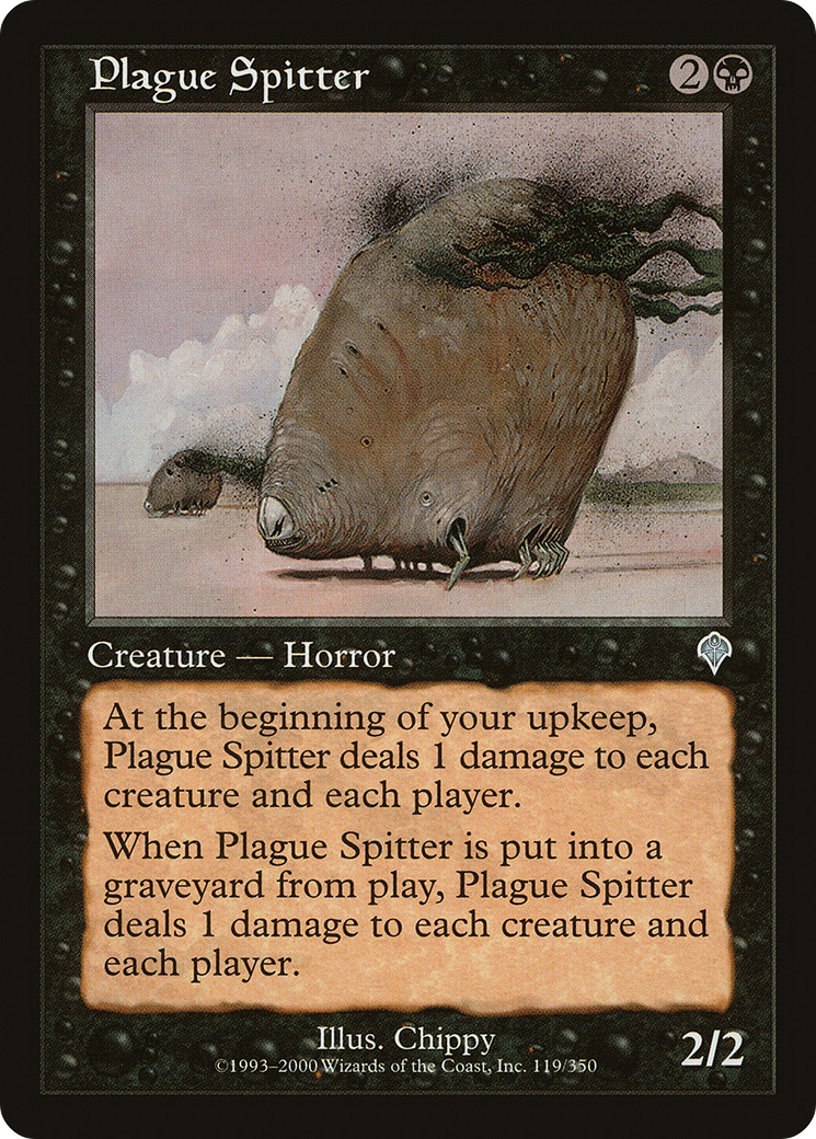 Plague Spitter (119) Foil - Invasion