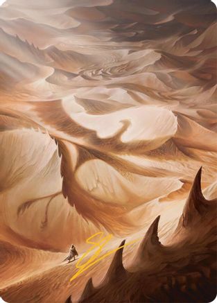 Plains (030s) Gold-Stamped - Art Series: Tarkir: Dragonstorm