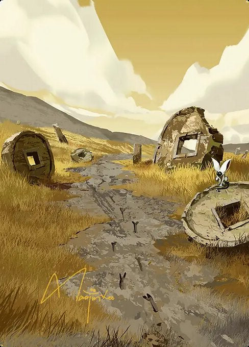 Plains (050s) Gold-Stamped - Art Series: Avatar: The Last Airbender