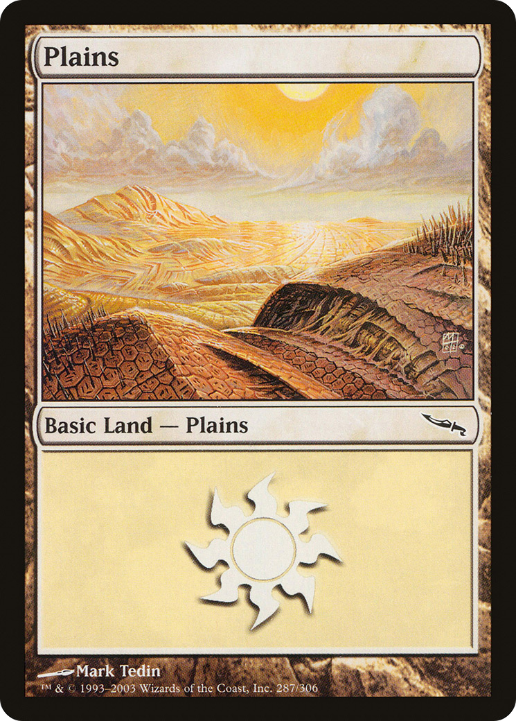 Plains (287) Foil - Mirrodin