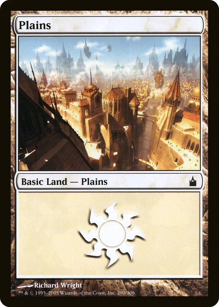 Plains (290) Foil - Ravnica: City of Guilds