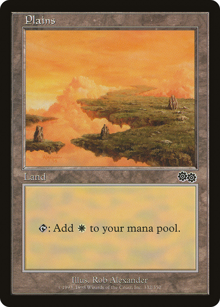 Plains (332) - Urza's Saga