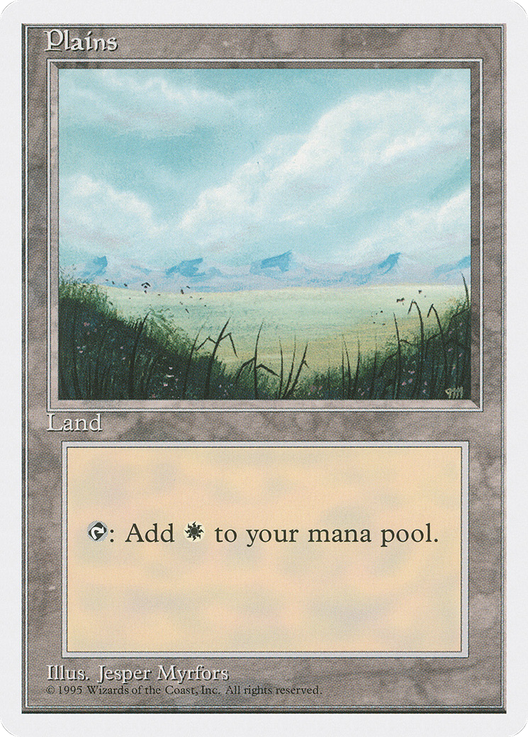 Plains (a) - Fourth Edition