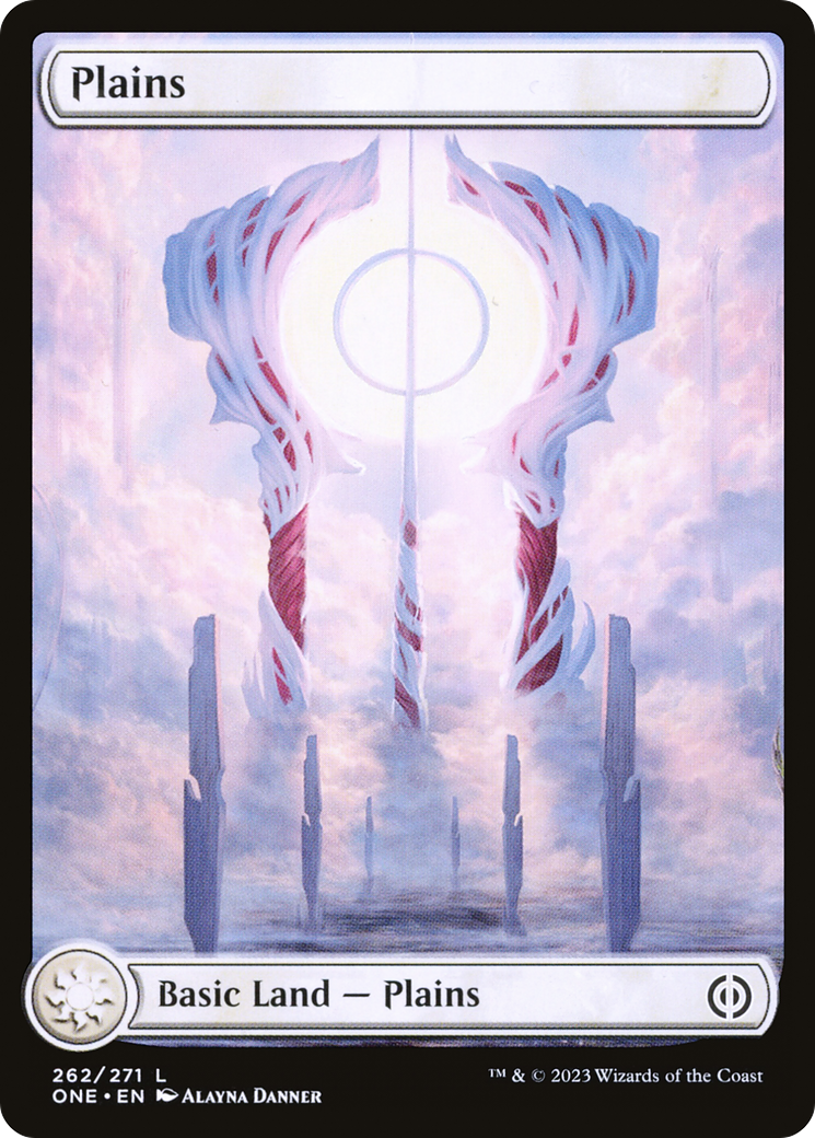 Plains – Full Art (262) - Phyrexia: All Will Be One Foil