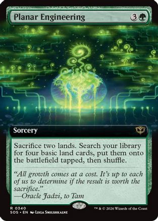 Planar Engineering (Extended Art) (340) Foil - Secrets of Strixhaven