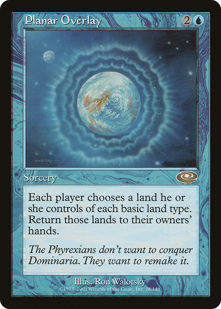 Planar Overlay (028) Foil - Planeshift