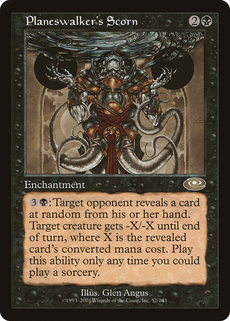 Planeswalker's Scorn (052) Foil - Planeshift