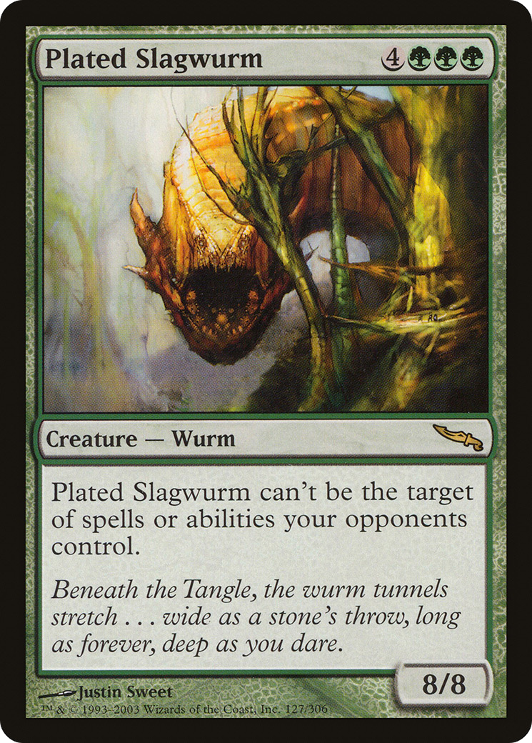 Plated Slagwurm (127) - Mirrodin