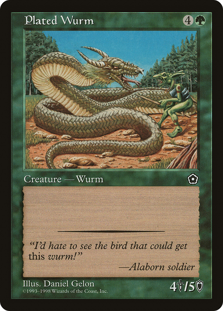 Plated Wurm - Portal Second Age