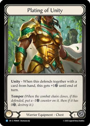 Plating Of Unity (PEN045) - Compendium of Rathe
