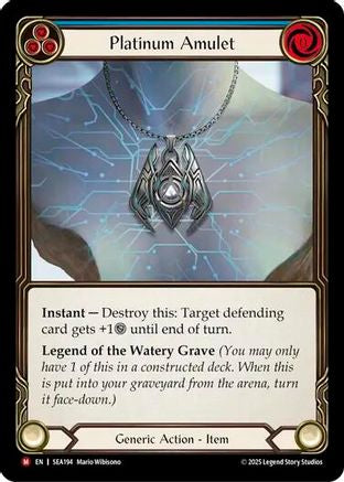 Platinum Amulet (SEA194) - High Seas