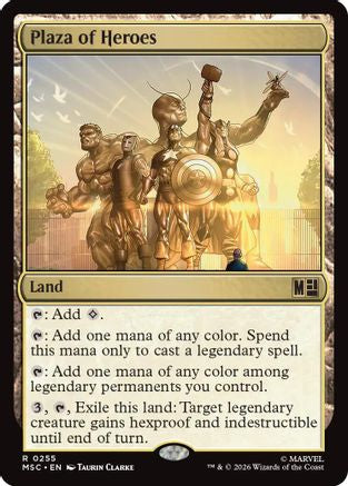 Plaza of Heroes (255) - Commander: Marvel Super Heroes