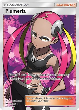 Plumeria (Full Art) (145) Holofoil - Burning Shadows