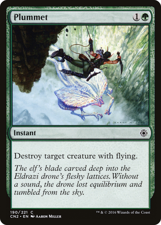 Plummet (190) Foil - Conspiracy: Take the Crown