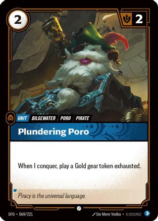 Plundering Poro (069) Foil - Spiritforged