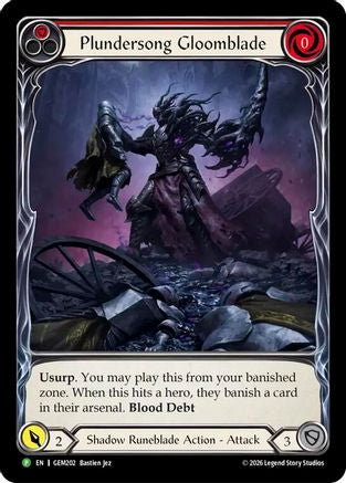 Plundersong Gloomblade (Micro Text) (GEM202) - GEM Pack