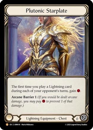 Plutonic Starplate (OMN141) Rainbow Foil - Omens of the Third Age