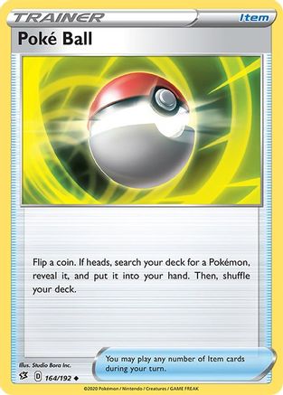 Poke Ball (164) Reverse Holofoil - Rebel Clash