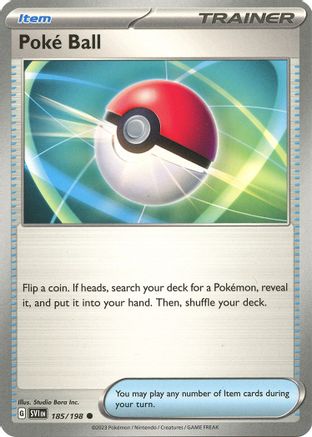 Poke Ball (185) Reverse Holofoil - Scarlet & Violet