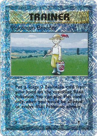 Pokemon Breeder (102) Reverse Holofoil - Legendary Collection