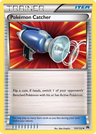 Pokemon Catcher (105) Reverse Holofoil - BREAKpoint