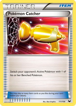 Pokemon Catcher (Gold) (111) Holofoil - Dark Explorers