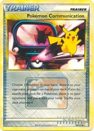 Pokemon Communication (League Promo) (98) Reverse Holofoil - HeartGold & SoulSilver