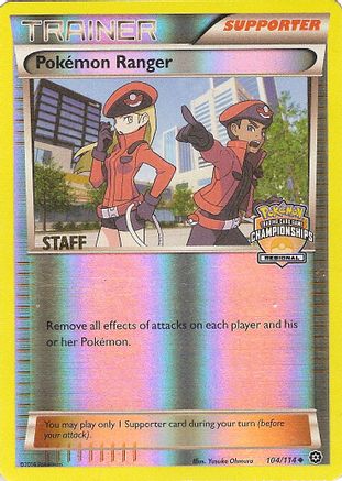 Pokemon Ranger (Regional Championships) [Staff] (104) Reverse Holofoil - Steam Siege