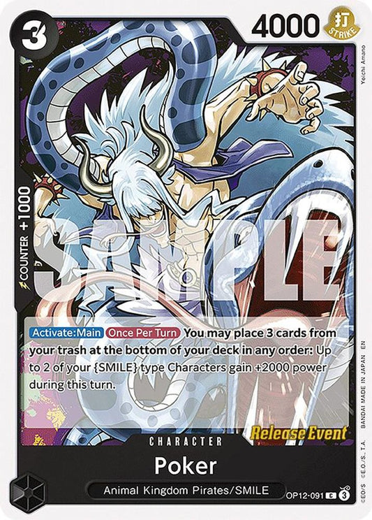 Poker (OP12-091) Release Event Cards