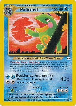 Politoed (27) (Unlimited) - Neo Discovery